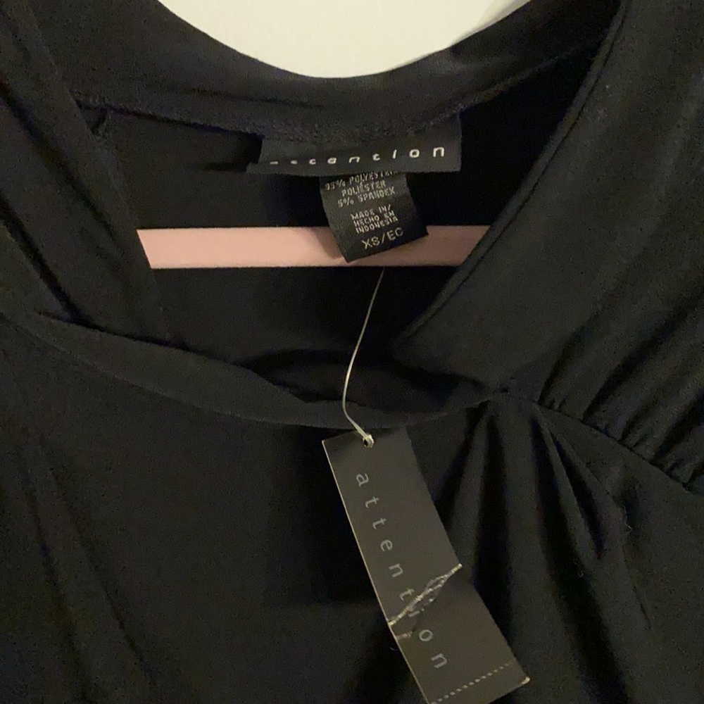 ⭐️2/$10 - black blouse - Picture 3 of 3